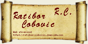 Ratibor Čobović vizit kartica